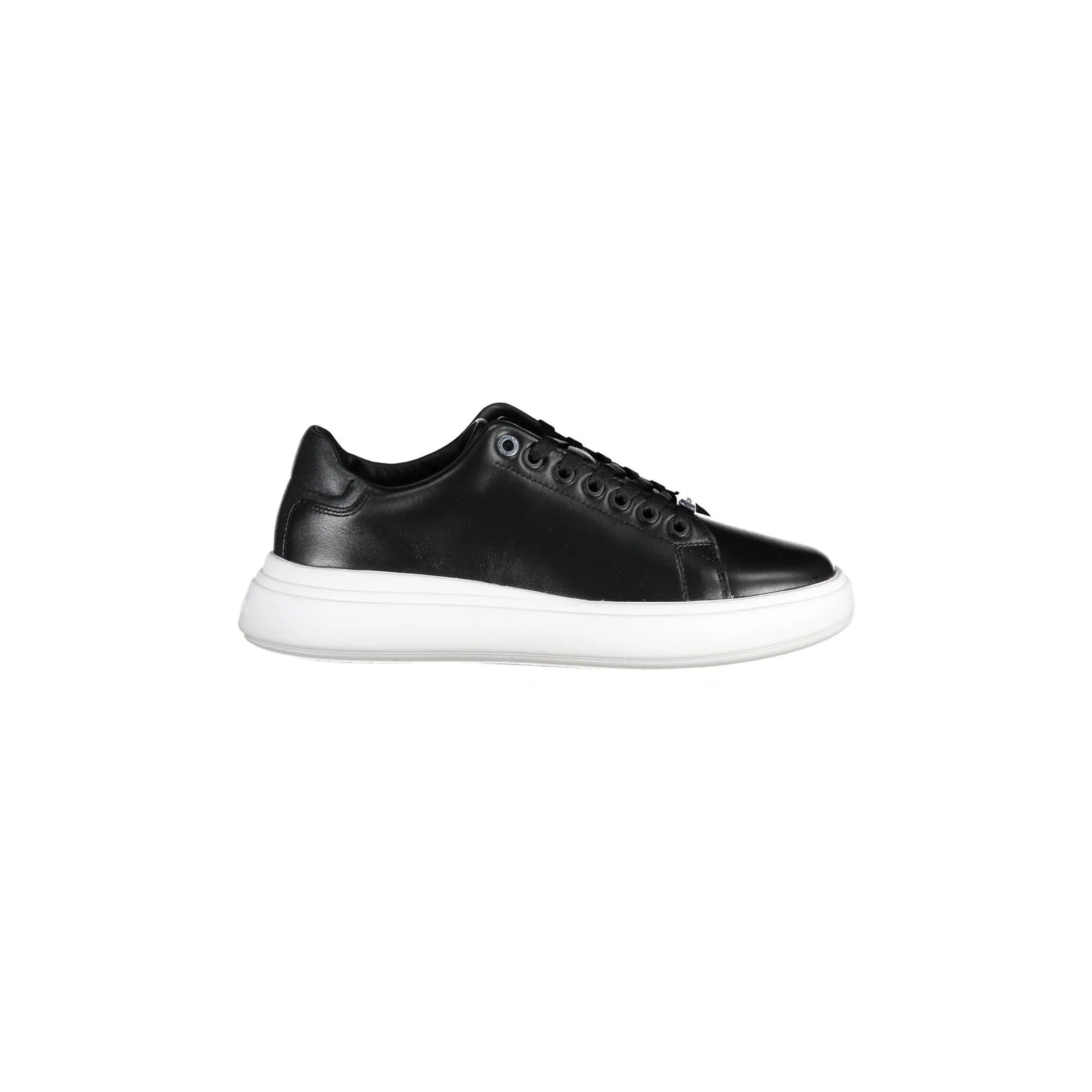 CALVIN KLEIN Scarpe Sneakers Donna Nere con Dettagli a Contrasto Nero - foto prodotto
